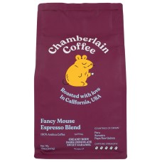 CHAMBERLAIN COFFEE: Espresso Ground Fancy Mouse, 12 OZ