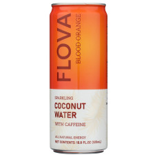 FLOVA: Blood Orange Sparkling Coconut Water, 10.8 fo FLOVA: Blood Orange Sparkling Coconut Water, 10.8 fo
