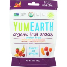 YUMMY EARTH: Organic Fruit Snack 4 Flavors, 5 oz