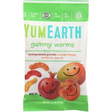 YUMEARTH: Organics Gummy Worms, 2.5 oz
