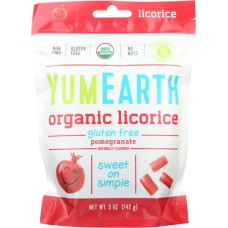 YUMEARTH: Organic Pomegranate Licorice, 5 oz