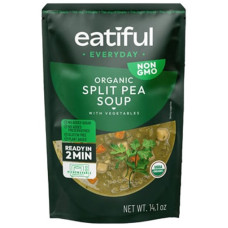 EATIFUL EVERYDAY: Organic Split Pea Soup, 14.1 oz