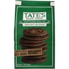 Tate's Bake Shop Double Chocolate Chip Cookies, 7 Oz