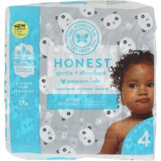 THE HONEST COMPANY: Pandas Diapers Size 4, 23 pk