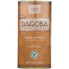 DAGOBA: Organic Chocolate Cacao Powder, 8 oz