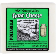 NATURAL VALLEY: Goat Cheese Mozzarella, 8 oz
