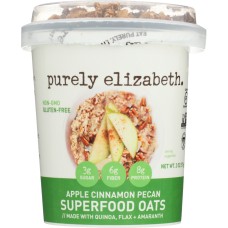 PURELY ELIZABETH: Apple Cinnamon Pecan Superfood Oats, 2 oz