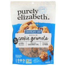 PURELY ELIZABETH: Chocolate Chip Cookie Granola, 11 oz PURELY ELIZABETH: Chocolate Chip Cookie Granola, 11 oz