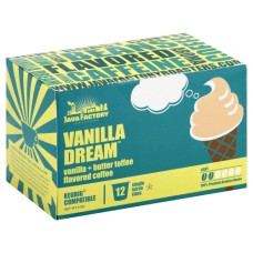 JAVA FACTORY: Coffee Vanilla Dream, 12 pc