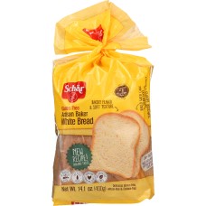 SCHAR: Gluten Free Artisan Baker White Bread, 14.1 oz
