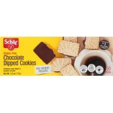 SCHAR:Cookies Gluten Free Chocolate Dipped, 5.3 oz