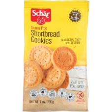 SCHAR: Naturally Gluten Free Shortbread Cookies, 7 oz