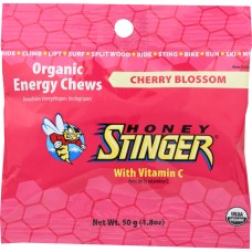HONEY STINGER: Cherry Blossom Organic Energy Chews, 1.8 oz