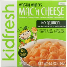 KIDFRESH: Wagon Wheels Mac 'n Cheese Entree, 6.30 oz