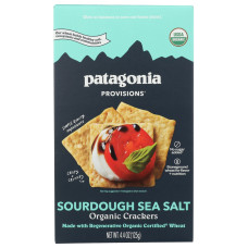PATAGONIA PROVISIONS: Organic Sourdough Sea Salt Crackers, 4.4 oz