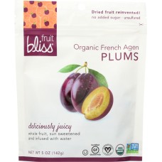 FRUIT BLISS: Organic French Agen Plums, 5 oz