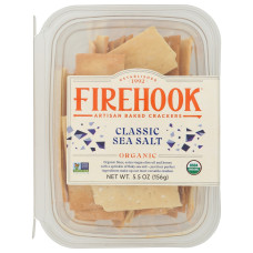 FIREHOOK: Classic Sea Salt Crackers, 5.5 oz FIREHOOK: Classic Sea Salt Crackers, 5.5 oz