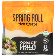 OCEANS HALO: Organic Rice Wraps, 4.2 oz