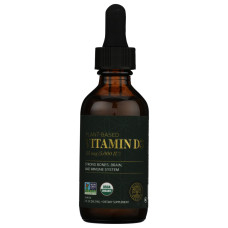 GLOBAL HEALING: Organic Vitamin D3 Liquid Supplement, 2 fo