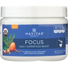 NAVITAS: Focus Daily Superfood Boost, 4.2 oz