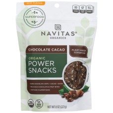 NAVITAS: Power Snacks Chocolate Cacao, 8 oz