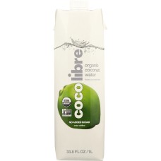 COCO LIBRE: Pure Organic Coconut Water, 33.8 oz