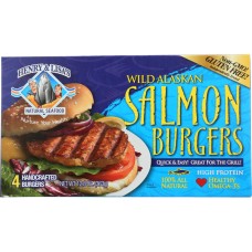 HENRY & LISAS: Wild Alaskan Salmon Burgers, 12.80 oz