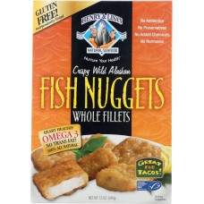 HENRY & LISAS: Crispy Wild Alaskan Fish Nuggets Whole FIllets, 12 oz