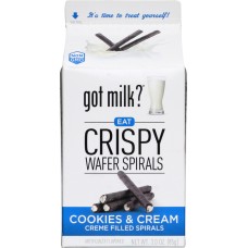 GOT MILK: Wafer Crispy Spirals Cookie, 3 oz