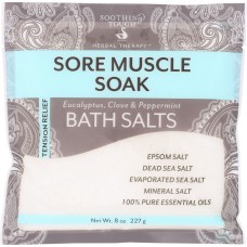 SOOTHING TOUCH: Bath Salt Sore Muscle, 8 oz
