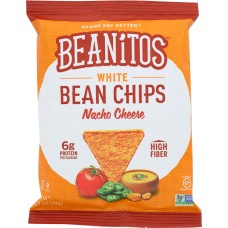 BEANITOS: Nacho Cheese White Bean Chips, 1.2 oz