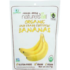 NATIERRA NATURE'S ALL: Organic Freeze Dried Banana, 2.5 oz