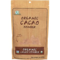 NATIERRA: Organic Cacao Powder Pouch, 8 oz