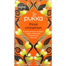 PUKKA HERBS: Three Cinnamon Herbal Tea, 20 bg