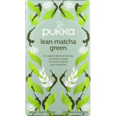 PUKKA HERBS: Tea Lean Matcha Green, 20 bags