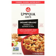 UMPQUA OATS: Apple Cranberry Packet, 11.6 oz