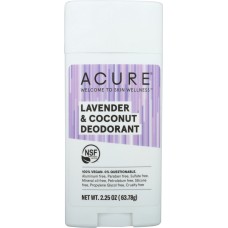 ACURE: Deodorant Lavender & Coconut, 2.2 oz
