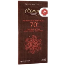 CEMOI: Dark Chocolate Bar Dominican Republic 70% Cocoa, 3 oz