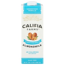 CALIFIA: Almondmilk Unswtnd Vanla, 32 fo