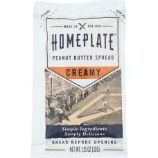 HOME PLATE: Creamy Peanut Butter Squeeze Pack, 1.15 oz