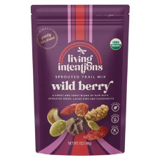 LIVING INTENTIONS: Trail Mix Wild Berry Sprouted, 7 oz LIVING INTENTIONS: Trail Mix Wild Berry Sprouted, 7 oz