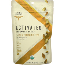 LIVING INTENTIONS: Activated Sprouted Salted Pumpkin Seeds, 8 oz LIVING INTENTIONS: Activated Sprouted Salted Pumpkin Seeds, 8 oz