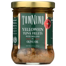 TONNINO: Tuna Fillets with Oregano in Olive Oil, 6.7 oz
