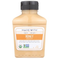 MADE WITH: Organic Mustard Honey, 9 oz