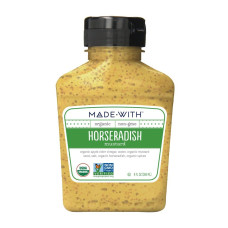 MADE WITH: Organic Horseradish Mustard, 9 oz