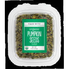 MADE WITH: Organic Pumpkin Seeds No Salt, 9 oz