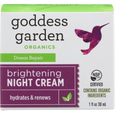 GODDESS GARDEN: Dream Repair Brightening Night Cream, 1 oz
