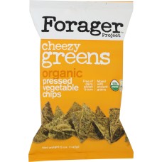FORAGER: Organic Cheezy Greens Vegetable Chips, 5 oz