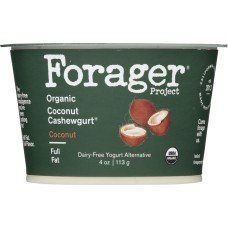 FORAGER: Organic Cashewgurt Coconut, 4 oz