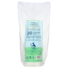 WORLD CENTRIC: 16 oz Cold Cup Clear, 20 pc